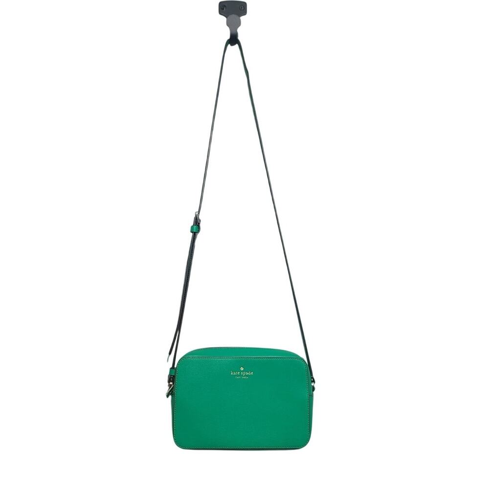 Kate Spade Harper Small Crossbody Bag Kelly Green/Cilantro EUC